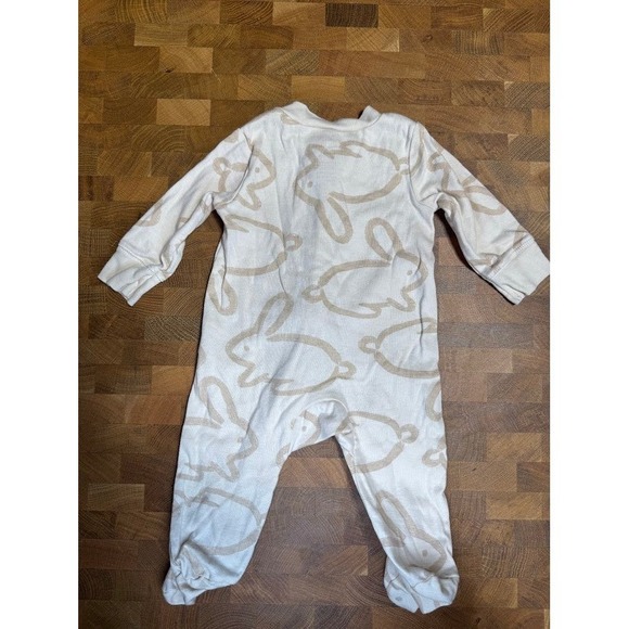Carters Baby Pajamas Footed Sleeper 2 Way Zipper Bunny‎ Print 3 Months - Picture 5 of 7